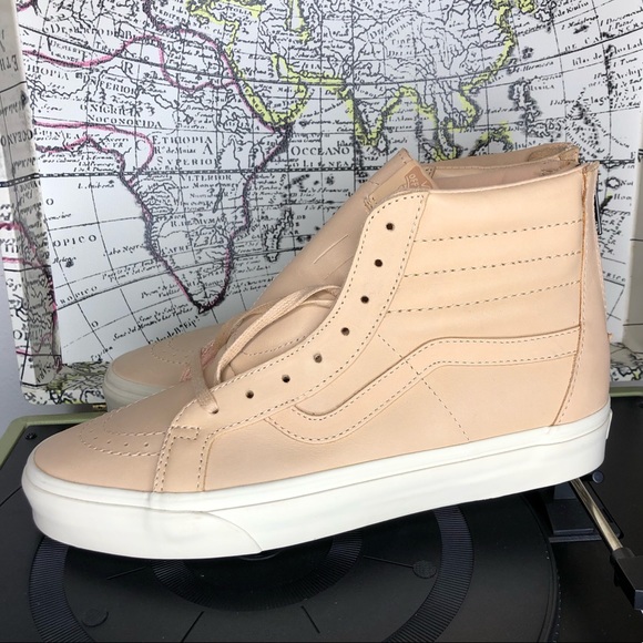 Vans Shoes - Vans sk8 hi reissue veggie tan leather women 10.5